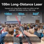 Presentatore wireless Vention - Puntatore laser rosso - Trasmissione a 2,4 GHz - Batteria AAA inclusa - Portata del laser di 100 m - Monitoraggio della batteria - Multifunzione - Colore grigio - immagine 5