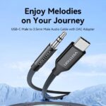 5 mm - USB-C - Rivestimento in TPE - Involucro in ABS - Colore nero