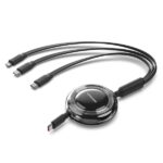 Cavo USB multiplo Vention - Potenza massima 100 W - Retrattile - Lunghezza regolabile fino a 1