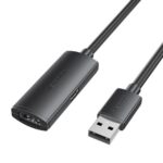 Cavo di prolunga USB 2.0 Vention - Lunghezza 15 m - USB-A maschio - USB-A femmina - Velocità fino a 480 Mbps - Colore nero