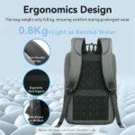 Vention Zaino per laptop fino a 17,3" - Capacità 26 L - Impermeabile - Poliestere - 50x32x16 cm - Colore nero - immagine 5