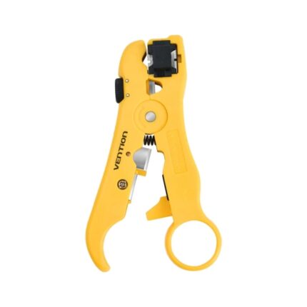 Vention Spellafili - Lama con regolazione della profondità di taglio - Doppia molla - Ritorno automatico fluido - Impugnatura antiscivolo - Colore giallo