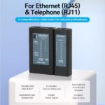 Vention Tester manuale per cavi di rete RJ45 e RJ11 - Portata fino a 300 m - Colore nero - immagine 2