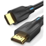Cavo HDMI 2.1 Vention - Risoluzione 8K - eARC - Lunghezza 10 m - Connettori placcati in oro - HDR dinamico - Frequenza di aggiornamento variabile - Rivestimento in PVC - Colore nero - immagine 2