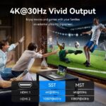 Adattatore USB-C a HDMI Vention - Funzione di estensione o duplicazione - Cavo da 15 cm - Risoluzione 4K - Alluminio e ABS - Colore grigio - immagine 3
