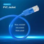 Cavo di rete Vention Cat.6 UTP - Lunghezza 10 m - Velocità fino a 1 Gbps - 26 AWG - Rivestimento in PVC - Colore blu - immagine 3
