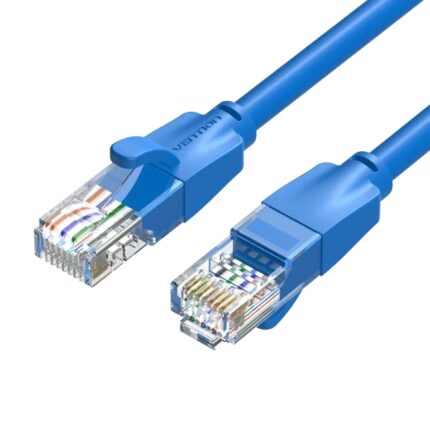 Cavo di rete Vention - Cat.6 UTP - Lunghezza 15 m - Velocità fino a 1 Gbps - 26 AWG - Rivestimento in PVC - Colore blu