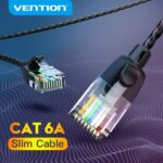 5 m - Contatti placcati in oro - Velocità fino a 10 Gbps - Rivestimento in PVC - Colore nero