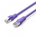 Cavo di rete Vention Cat.6a SFTP - Lunghezza 5 m - Velocità fino a 10 Gbps - 26 AWG - Rivestimento in PVC - Schermatura multistrato - Colore viola