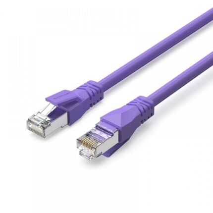 Cavo di rete Vention Cat.6a SFTP - Lunghezza 10 m - Velocità fino a 10 Gbps - 26 AWG - Rivestimento in PVC - Schermatura multistrato - Colore viola
