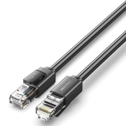 Cavo di rete Vention Cat.6 UTP - Slim - Lunghezza 20 m - Velocità fino a 1 Gbps - 26 AWG - Rivestimento in PVC - Colore nero