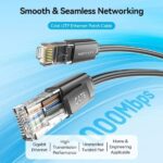 Cavo di rete Vention Cat.6 UTP - Lunghezza 30 m - Slim - Velocità fino a 1 Gbps - 26 AWG - Rivestimento in PVC - Colore nero - immagine 2