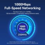 Cavo di rete Vention Cat.6 UTP - Lunghezza 1 m - Angolato - Velocità fino a 1 Gbps - 26 AWG - Rivestimento in PVC - Colore nero - immagine 5