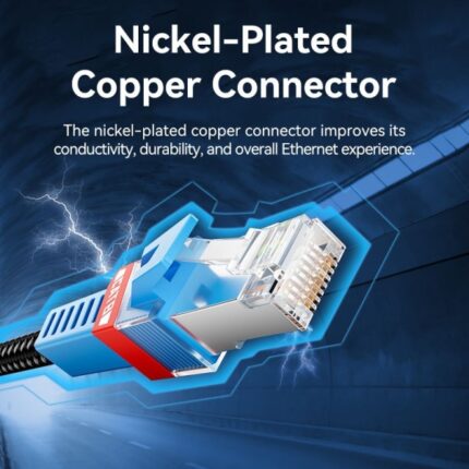 5 m - Velocità fino a 40 Gbps - 26 AWG - Colore rosso e blu