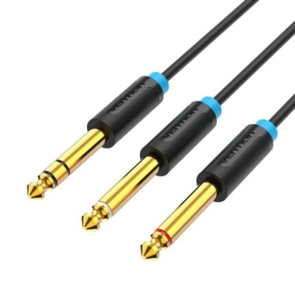 Cavo audio stereo Vention - Lunghezza 2 m - Jack da 6