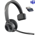 HP Poly Voyager 4310 Cuffia monoaurale con microfono e base di ricarica - Bluetooth 5.2 - Dongle USB-A - Colore nero - immagine 2