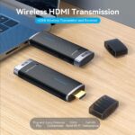 Vention Trasmettitore e ricevitore HDMI wireless 5GHz - Risoluzione Full HD - Portata fino a 40 m - Alimentazione tramite USB-C - Colore nero - immagine 3