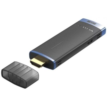 Vention Trasmettitore HDMI wireless 5 GHz - Risoluzione Full HD - Portata fino a 50 m - Alimentazione tramite USB-C - Colore nero e blu