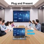 Vention Trasmettitore e ricevitore HDMI wireless - Risoluzione Full HD - Portata fino a 50 m - 2 cavi da USB a USB-C da 0,5 m inclusi - Colore nero - immagine 3