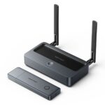 Vention Trasmettitore e ricevitore wireless HDMI e VGA - Risoluzione Full HD - Portata fino a 50 m - Display digitale - Alluminio e ABS - Funzionamento a 5
