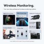 Trasmettitore e ricevitore HDMI wireless Vention - USB-C - Portata fino a 200 m - Display LED - Banda a 5,8 GHz con anti-interferenze - Rilevamento automatico - Colore nero - immagine 3