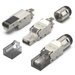 Vention Confezione da 10 connettori RJ45 senza attrezzi - Cat.6a FTP - Contatti placcati in oro - Colore grigio