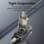 Vention Confezione da 10 connettori RJ45 senza attrezzi - Cat.6a FTP - Contatti placcati in oro - Colore grigio - immagine 5