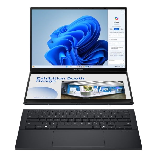 Asus ZenBook Duo OLED Portatile 14" Touch Intel Core Ultra 7 255H - 32 GB - SSD da 1 TB - Windows 11 Home - Colore Grigio - Tastiera QWERTY (ES) Asus ZenBook Duo OLED Portatile 14" Touch Intel Core Ultra 7 255H - 32 GB - SSD da 1 TB - Windows 11 Home - Colore Grigio - Tastiera QWERTY (ES)