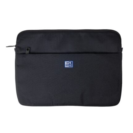 Oxford Young Proof B-Case Custodia per laptop fino a 16" - RPET riciclato - Tasca frontale con cerniera - Imbottita e morbida - 375x265x20mm - Colore nero