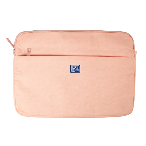 Oxford Young Proof B-Case Custodia per laptop fino a 16" - RPET riciclato - Tasca frontale con cerniera - Imbottita e morbida - 375x265x20mm - Colore Melocoton