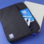 Oxford Young Proof B-Case Custodia per laptop fino a 16" - RPET riciclato - Tasca frontale con cerniera - Imbottita e morbida - 375x265x20mm - Colore Melocoton - immagine 4