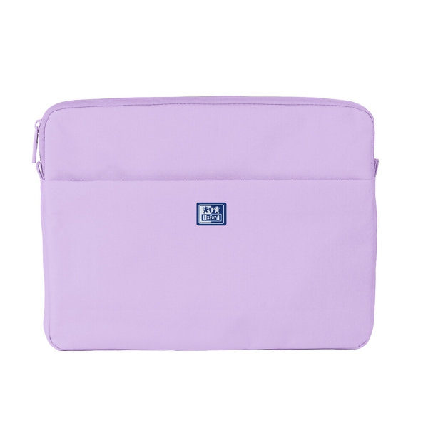 Oxford Young Proof B-Case Custodia per laptop fino a 14" - RPET riciclato - Tasca frontale con cerniera - Imbottita e morbida - 350x265x28mm - Colore Lavanda Oxford Young Proof B-Case Custodia per laptop fino a 14" - RPET riciclato - Tasca frontale con cerniera - Imbottita e morbida - 350x265x28mm - Colore Lavanda