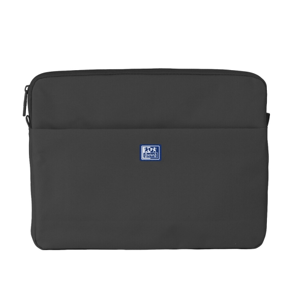 Oxford Young Proof B-Case Custodia per laptop fino a 14" - RPET riciclato - Tasca frontale con cerniera - Imbottita e morbida - 350x265x28mm - Colore nero