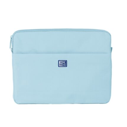 Oxford Young Proof B-Case Custodia per laptop fino a 14" - RPET riciclato - Tasca frontale con cerniera - Imbottita e morbida - 350x265x28mm - Colore azzurro