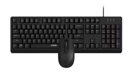 Rapoo NX1500 Set tastiera + mouse USB - Mouse 1000 DPI - Plug & Play - Colore nero