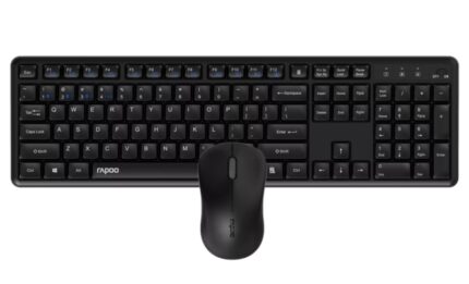 Rapoo 8150M Silent Pack Tastiera + Mouse Wireless - Bluetooth e 2