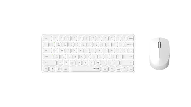 Rapoo 9010M Pacchetto tastiera compatta + mouse wireless - Bluetooth e 2