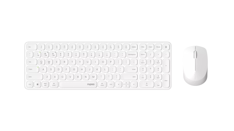 Rapoo 9310M Pacchetto tastiera ultrasottile + mouse wireless - Bluetooth e 2 Rapoo 9310M Pacchetto tastiera ultrasottile + mouse wireless - Bluetooth e 2