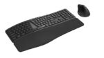 Rapoo 8810ME Set tastiera + mouse wireless - Design ergonomico - Bluetooth e 2,4 GHz - Mouse 1600 DPI - Batteria ricaricabile ecologica - Autonomia fino a 9 mesi - Colore nero - immagine 3