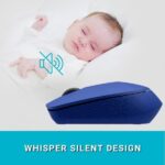 Rapoo M100 Silent Mouse Wireless - Bluetooth e 2,4 GHz - 1300 DPI - Autonomia 9 mesi - Colore blu - immagine 4