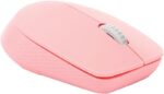 Rapoo M100 Silent Mouse Wireless - Bluetooth e 2,4 GHz - 1300 DPI - Autonomia 9 mesi - Colore rosa - immagine 3