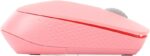 Rapoo M100 Silent Mouse Wireless - Bluetooth e 2,4 GHz - 1300 DPI - Autonomia 9 mesi - Colore rosa - immagine 4