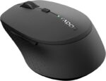 Rapoo M300 Silent Mouse wireless - Bluetooth e 2,4 GHz - 1600 DPI - Autonomia 9 mesi - Colore nero - immagine 4