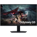 Samsung Odyssey G5 G50D Monitor 27" IPS QHD 180Hz FreeSync - Risposta 1ms - Regolabile in altezza