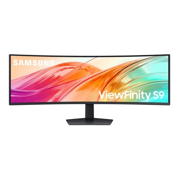 Samsung ViewFinity S9 S95UF Monitor 49" VA Curvo Dual QHD 120Hz HDR - Risposta 5ms - Altoparlanti 10W - Regolabile in altezza