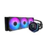 Cooler Master Masterliquid 360 Atmos II LCD ARGB Kit di raffreddamento a liquido - Ventole preinstallate - Dual Chamber - Display da 2