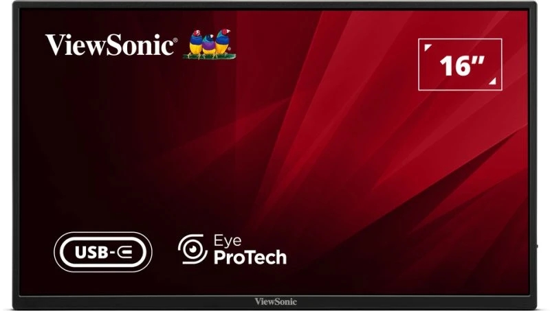 ViewSonic VA1650 Monitor portatile 16" IPS FHD 60Hz - Risposta 7ms - Altoparlanti 2W - HDMI