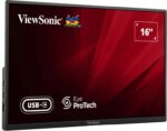 ViewSonic VA1650 Monitor portatile 16" IPS FHD 60Hz - Risposta 7ms - Altoparlanti 2W - HDMI, USB-C - VESA 75x75 mm - Colore Nero - immagine 3