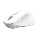 Trust Niven Mouse wireless a 7 pulsanti - Regolabile fino a 3200 dpi - Bluetooth - Ricaricabile - Indicatori LED - Clic silenzioso - Ricevitore USB-C - Multidispositivo - 44x73x110 mm - Colore bianco