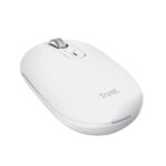Trust Seron Mouse Wireless - Regolabile fino a 3200 dpi - Bluetooth - Ricaricabile - Clic silenzioso - Ricevitore USB-C - Multipiattaforma - 31x62x111 mm - Colore bianco